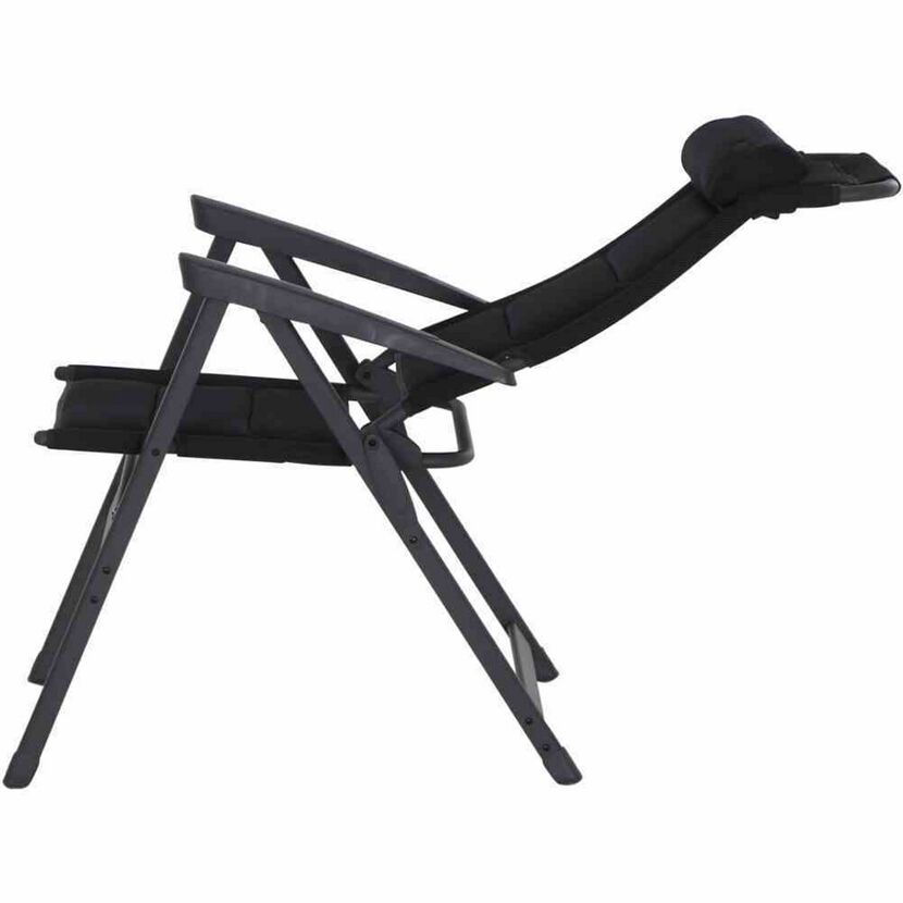 Campingstuhl 'Premium' klappbar Aluminium anthrazit 61 x 118 x 70,5 cm