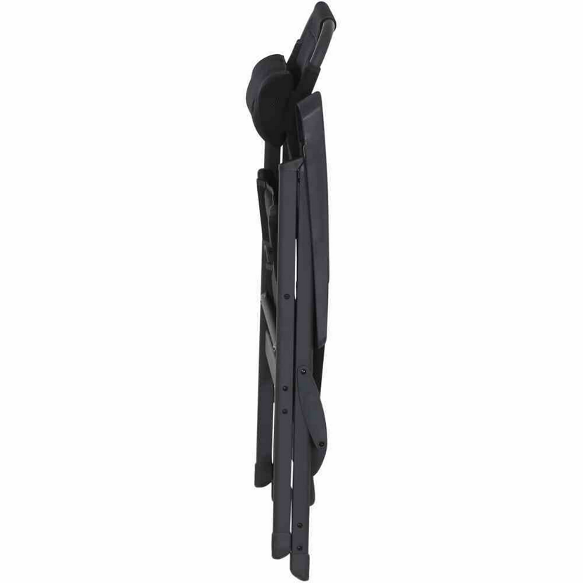 Campingstuhl 'Premium' klappbar Aluminium anthrazit 61 x 118 x 70,5 cm