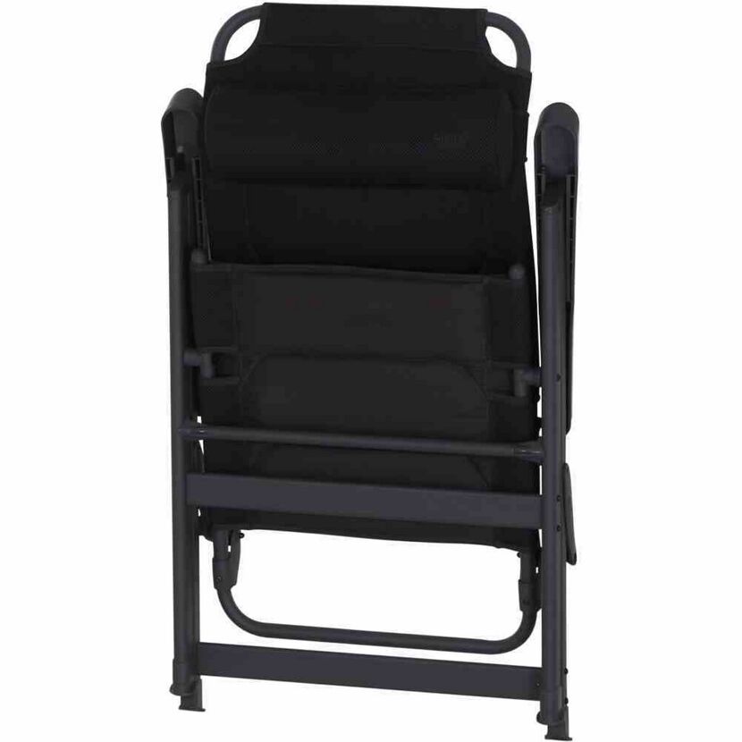 Campingstuhl 'Premium' klappbar Aluminium anthrazit 61 x 118 x 70,5 cm