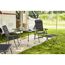 Campingstuhl 'Premium' klappbar Aluminium anthrazit 61 x 118 x 70,5 cm