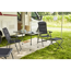 Campingstuhl 'Premium' anthrazit 59 x 118 x 70,5 cm, verstellbare Rückenlehne