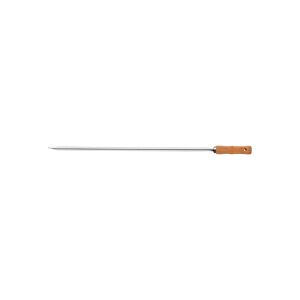Grillspieß Edelstahl mit Holzgriff 75 x 1 cm