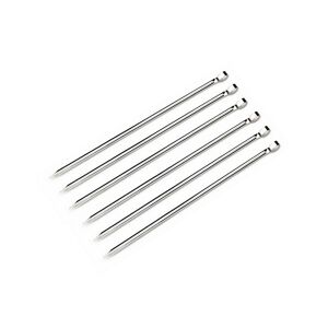 Grillspieß-Set Edelstahl 40 cm 6-teilig