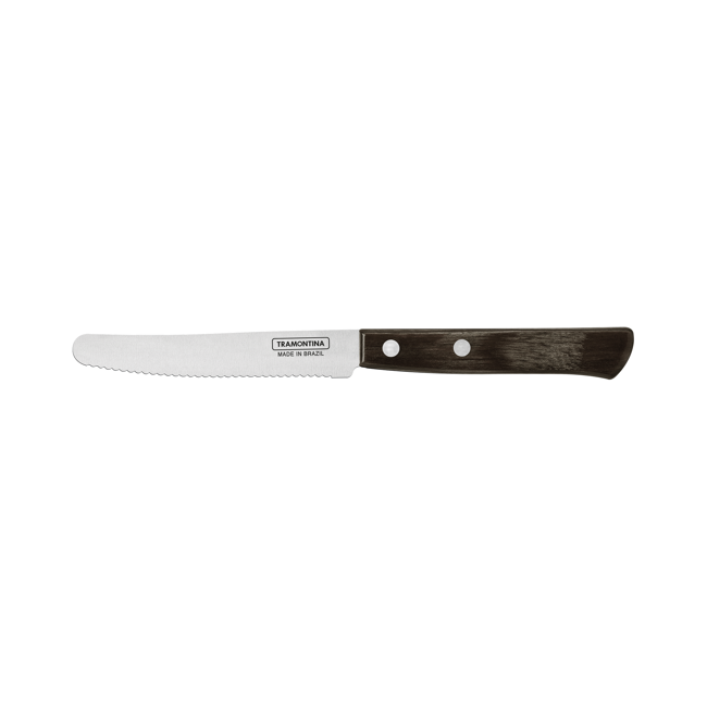 Bild von Frühstücksmesser Edelstahl mit Holzgriff 22,4 cm