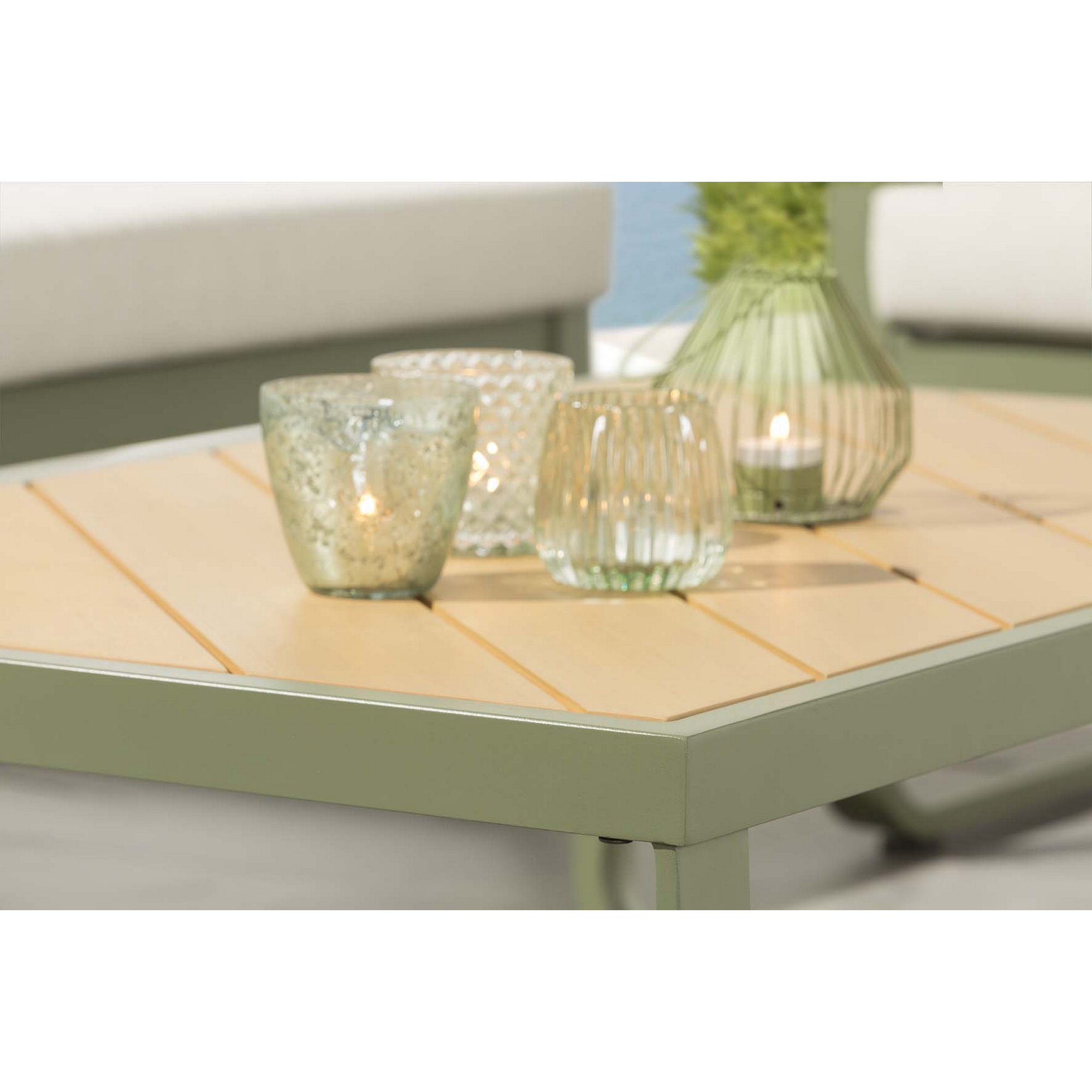 Loungemöbel-Set 'Martha' beige/grün 4-teilig + product picture