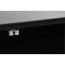 Schrank 'Sierra' Aluminium, Teakholz schwarz 90 x 56 x 141 cm