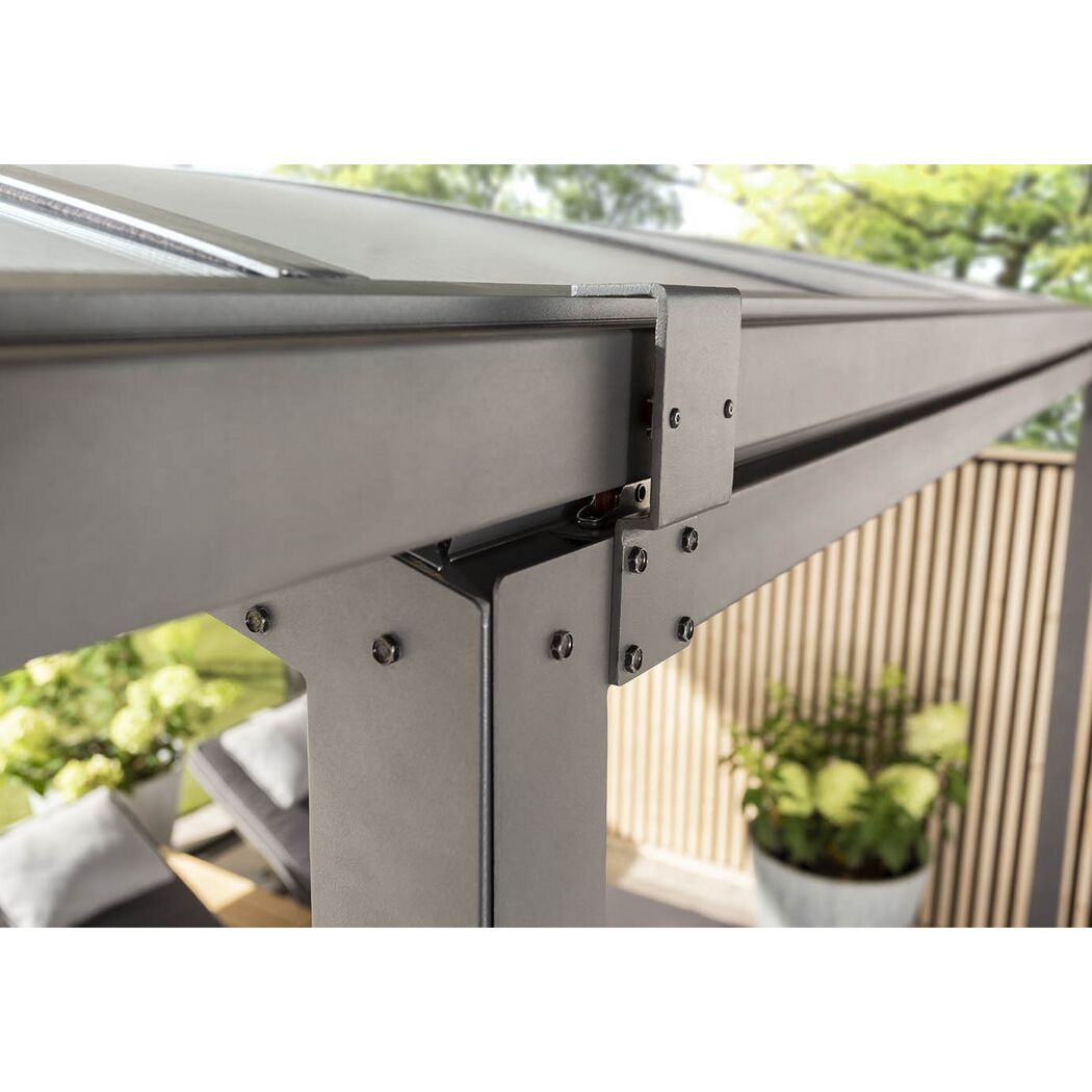 Pavillon Zora: Detail der Dachkonstruktion
