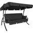 Hollywoodschaukel 'Trend' 3-Sitzer grau 210 x 160 x 145 cm