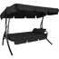Hollywoodschaukel 'Trend' 3-Sitzer grau 210 x 160 x 145 cm