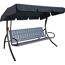 Hollywoodschaukel 'Trend' 3-Sitzer grau 210 x 160 x 145 cm