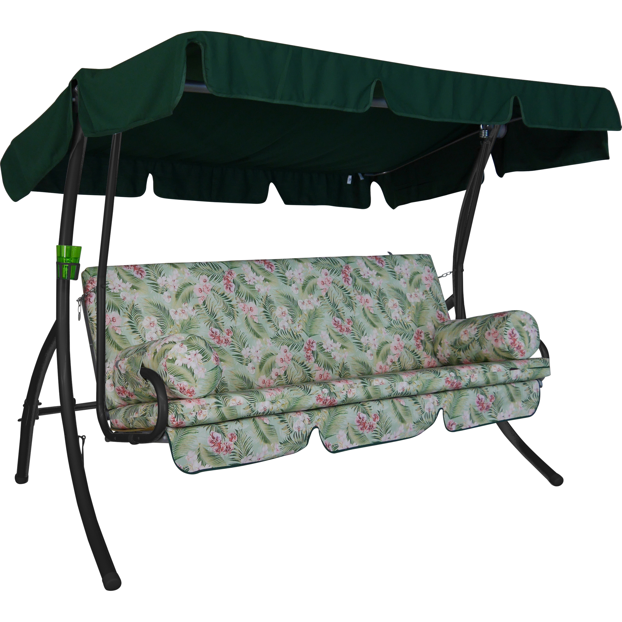 Hollywoodschaukel 'Trend Bangkok' 3-Sitzer grün 210 x 160 x 145 cm