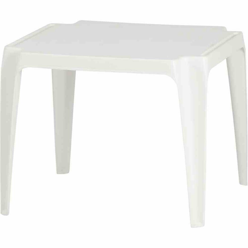 Gartentisch für Kinder 'Tavolo' Polypropylen weiß 52 x 44 x 56 cm