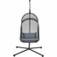 Hängesessel 'Yobaya' mit Gestell blau/schwarz 123 x 195 x 106 cm