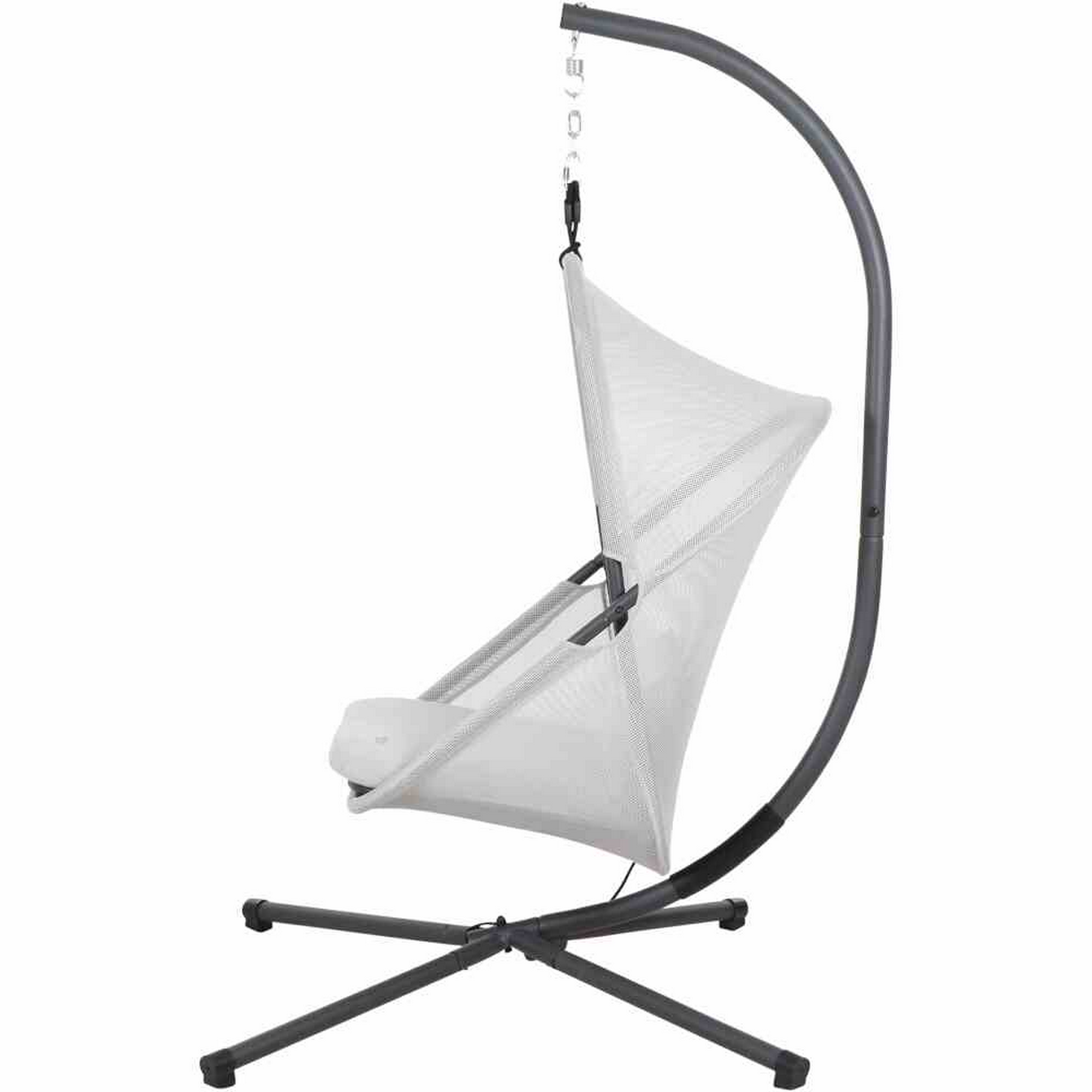 Hängesessel 'Yobaya' grau 123 x 195 x 106 cm