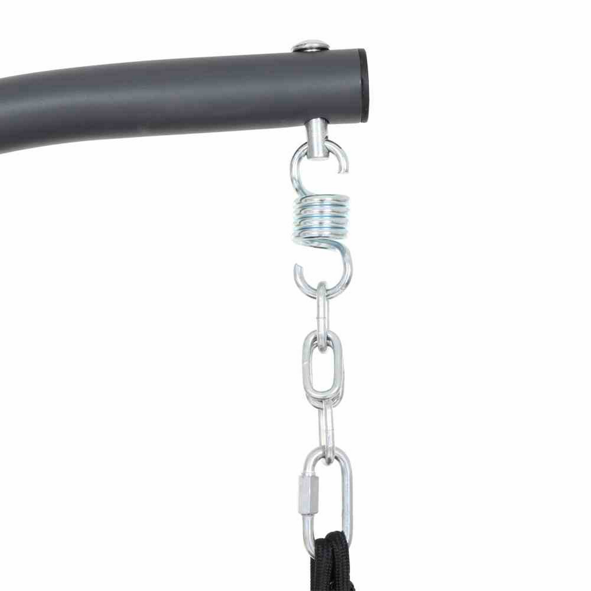 Hängesessel 'Yobaya' grau 123 x 195 x 106 cm