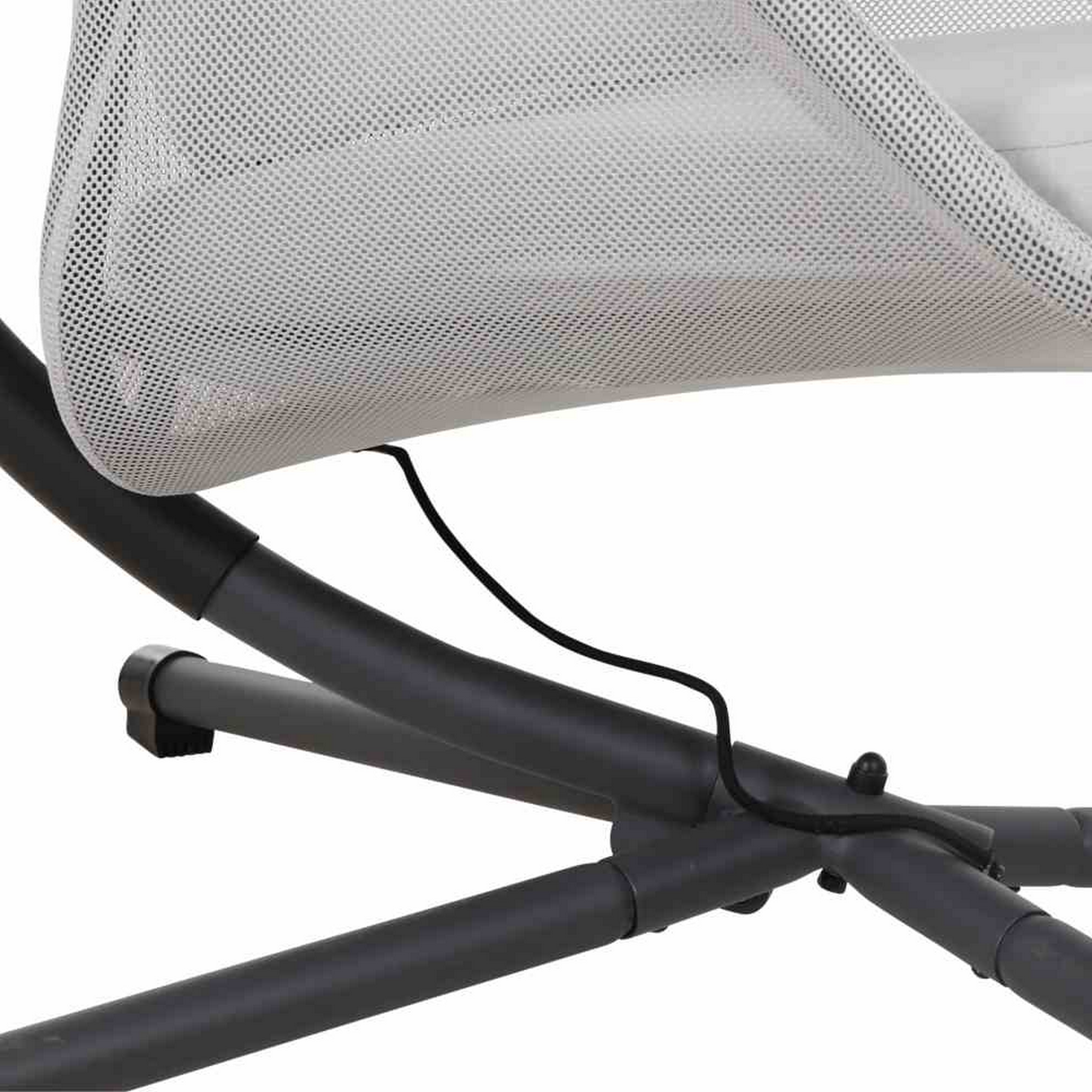 Hängesessel 'Yobaya' grau 123 x 195 x 106 cm