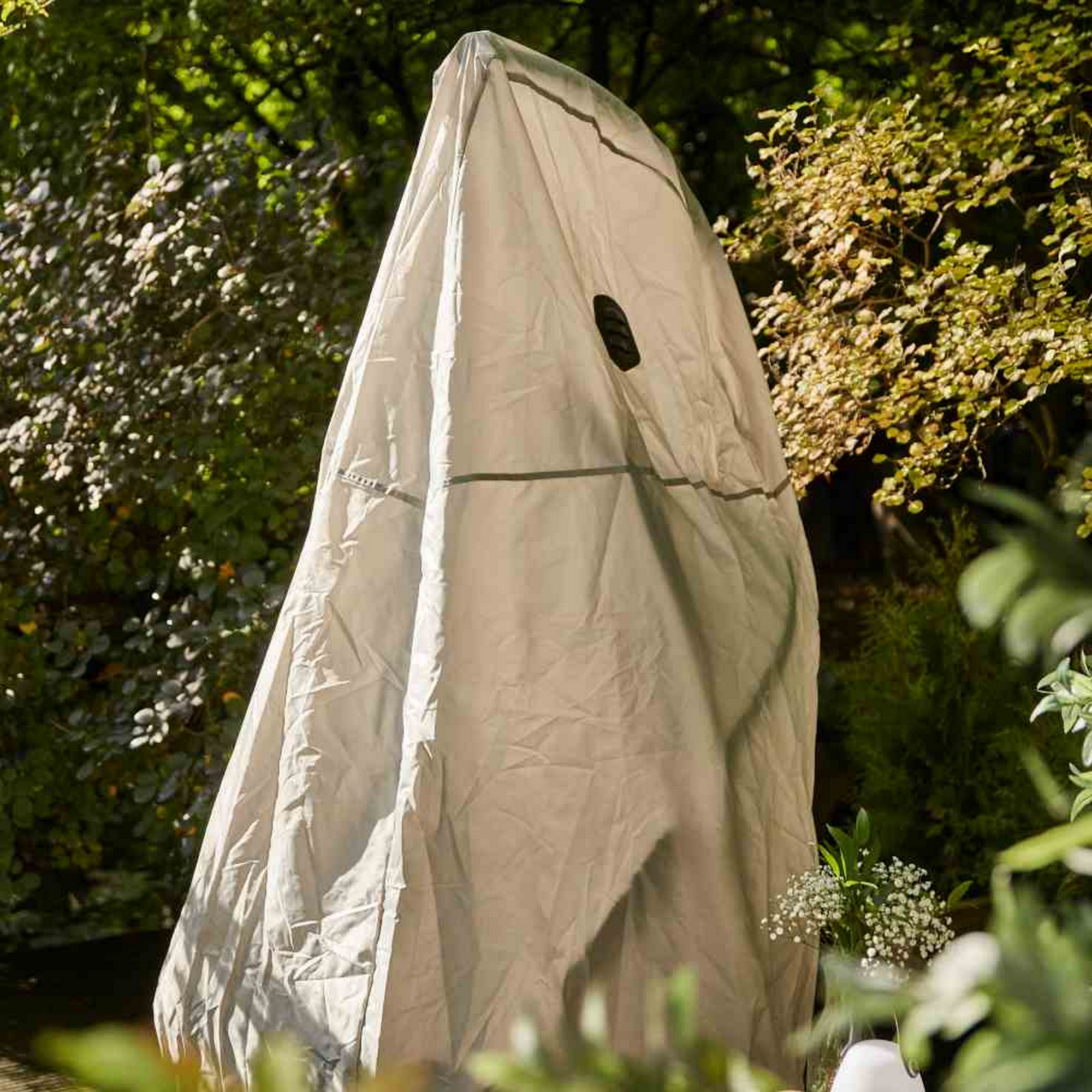 Schutzhülle 'Yobaya' grau Ø 115 x 203 cm