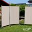 Leco Sichtschutzwand im Garten