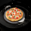 Verkleinertes Bild von Glasierter Pizzastein 'CRAFTED Gourmet BBQ System' Cordierit grau, inklusive Tragestell