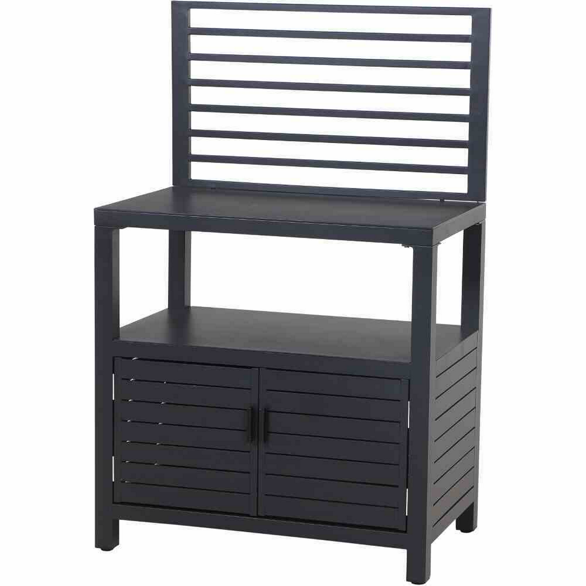 Außenküche 'Texas' Aluminium anthrazit 3-teilig