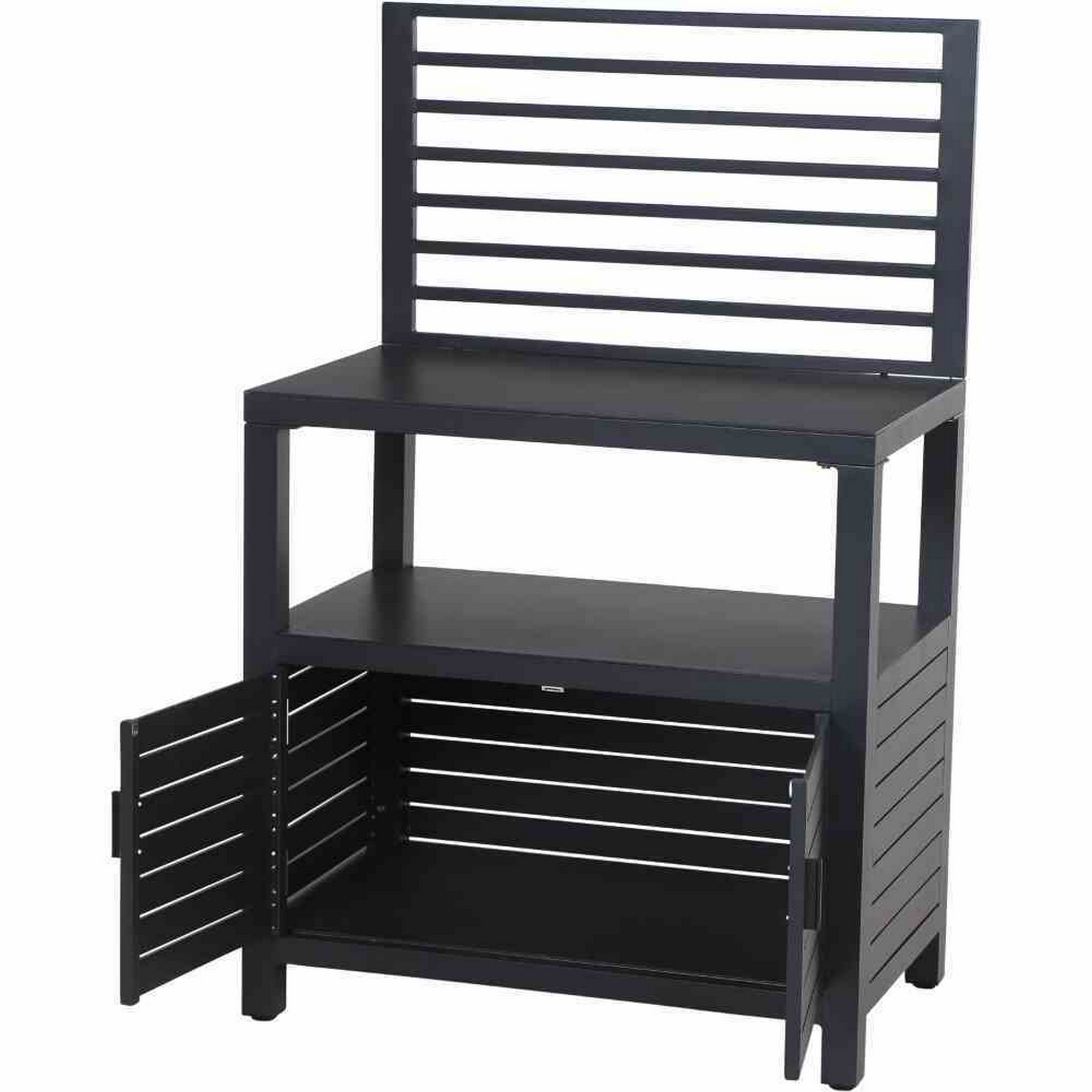 Außenküche 'Texas' Aluminium anthrazit 3-teilig