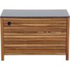 Garten Aufbewahrungsbox aus Holz mit grauer Platte