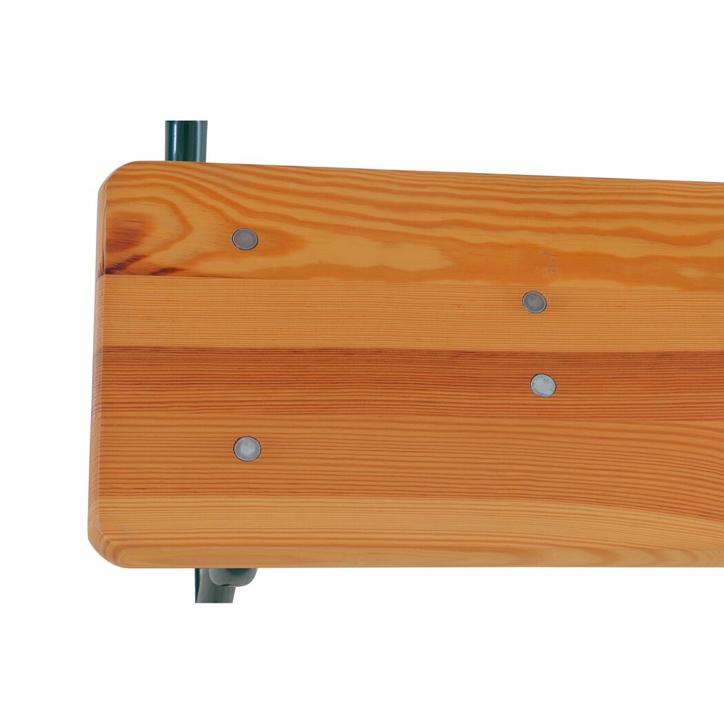 Holzfläche einer Bierbank