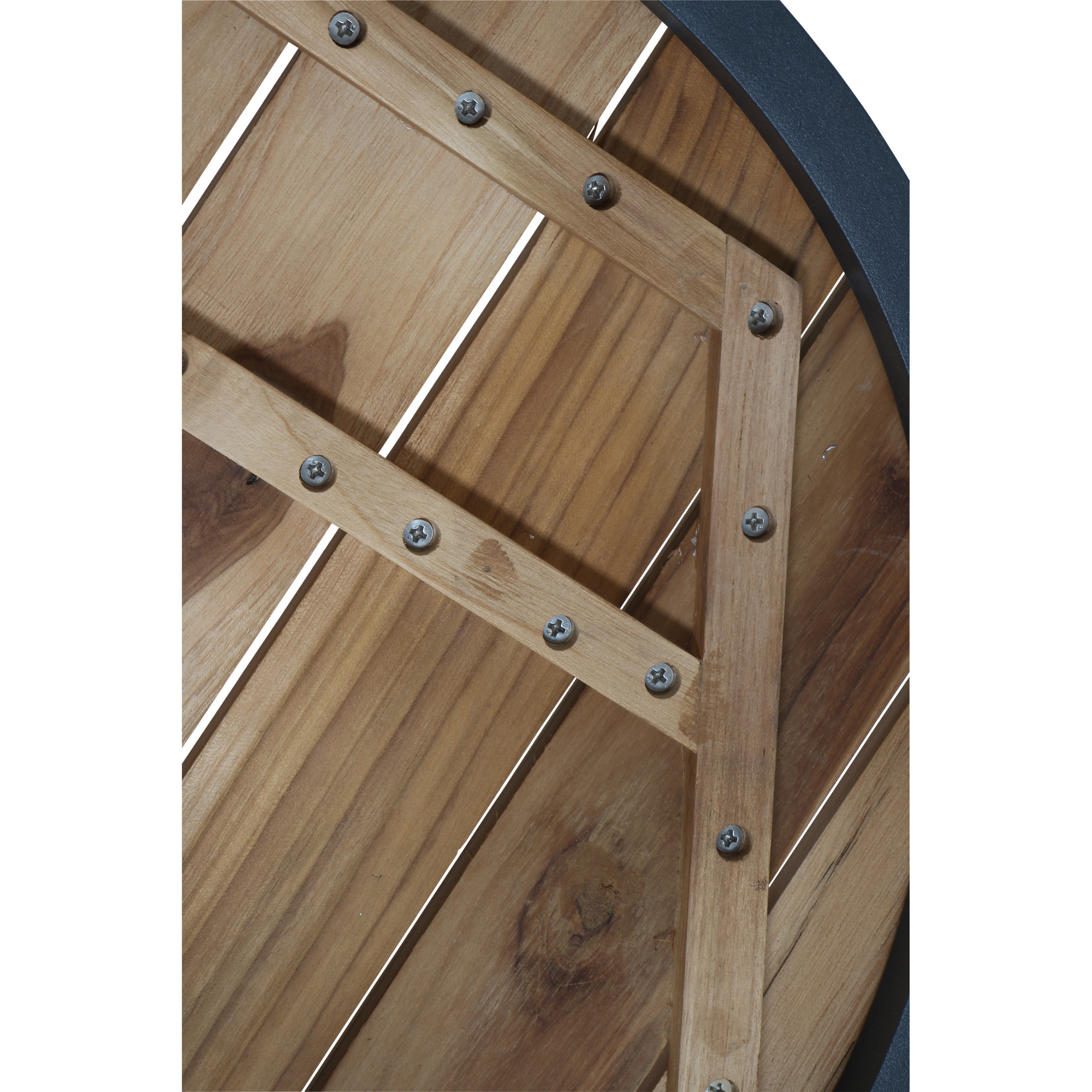 Beistelltische 'Baros' Teak braun Ø 50 x 46 & Ø 50 x 41 cm