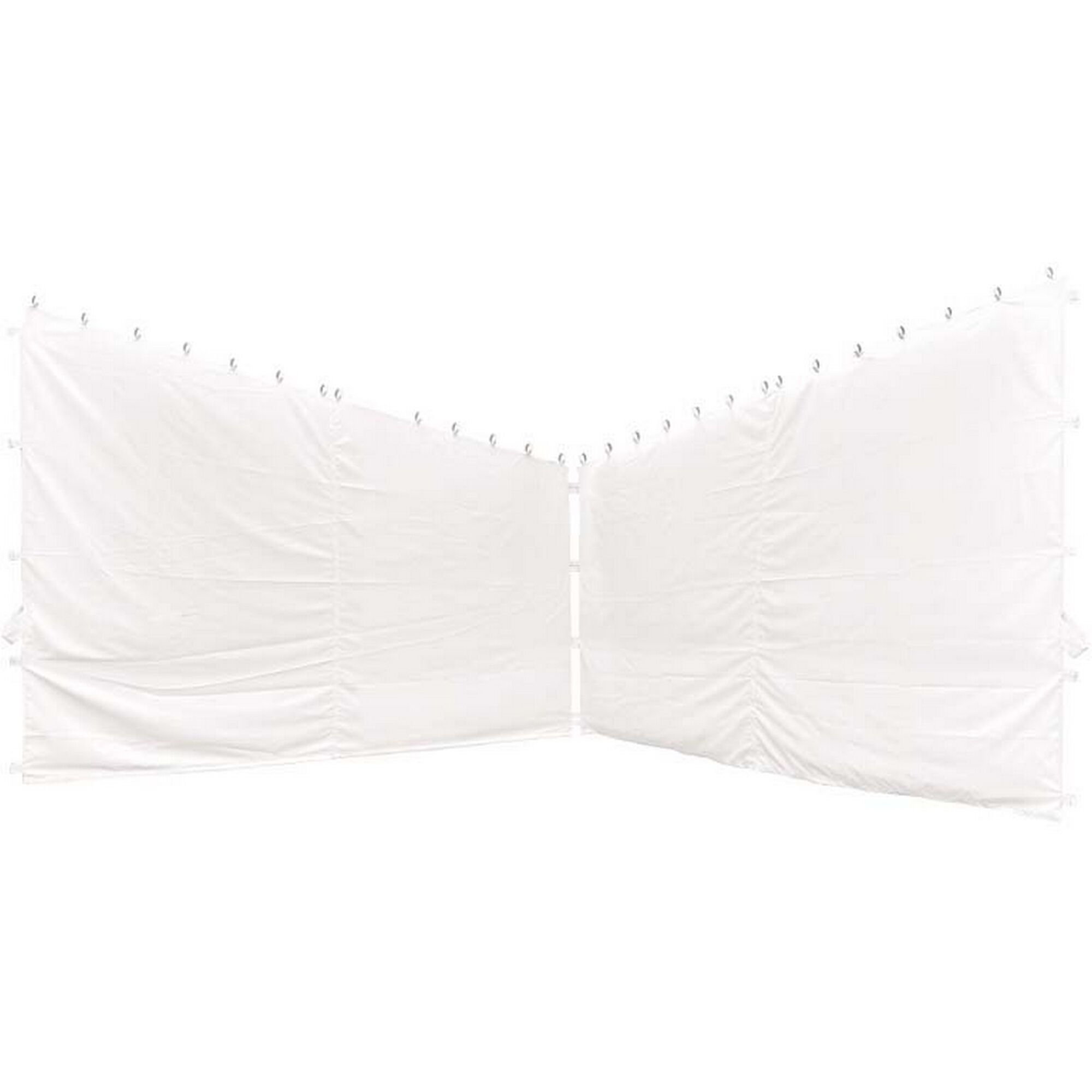 Weiße Seitenteile für Pavillon