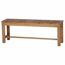 Gartenbank 'Falun' 2-Sitzer Akazienholz braun 125 x 45 x 33 cm