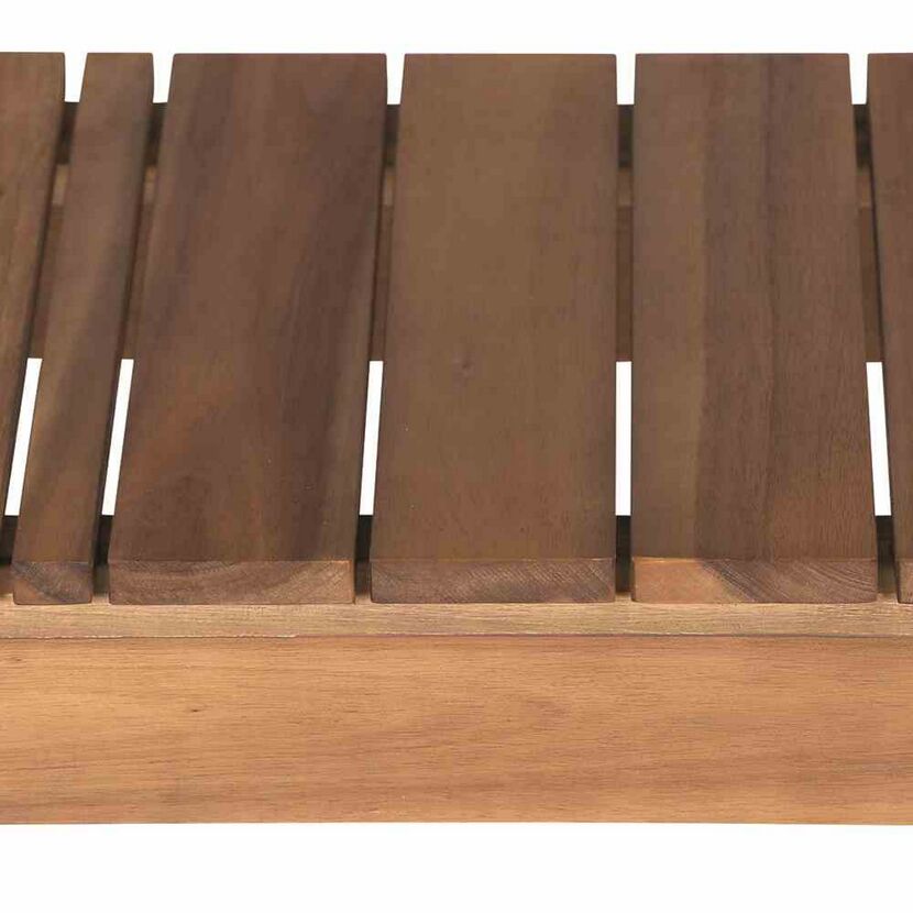 Gartenbank 'Falun' 2-Sitzer Akazienholz braun 125 x 45 x 33 cm