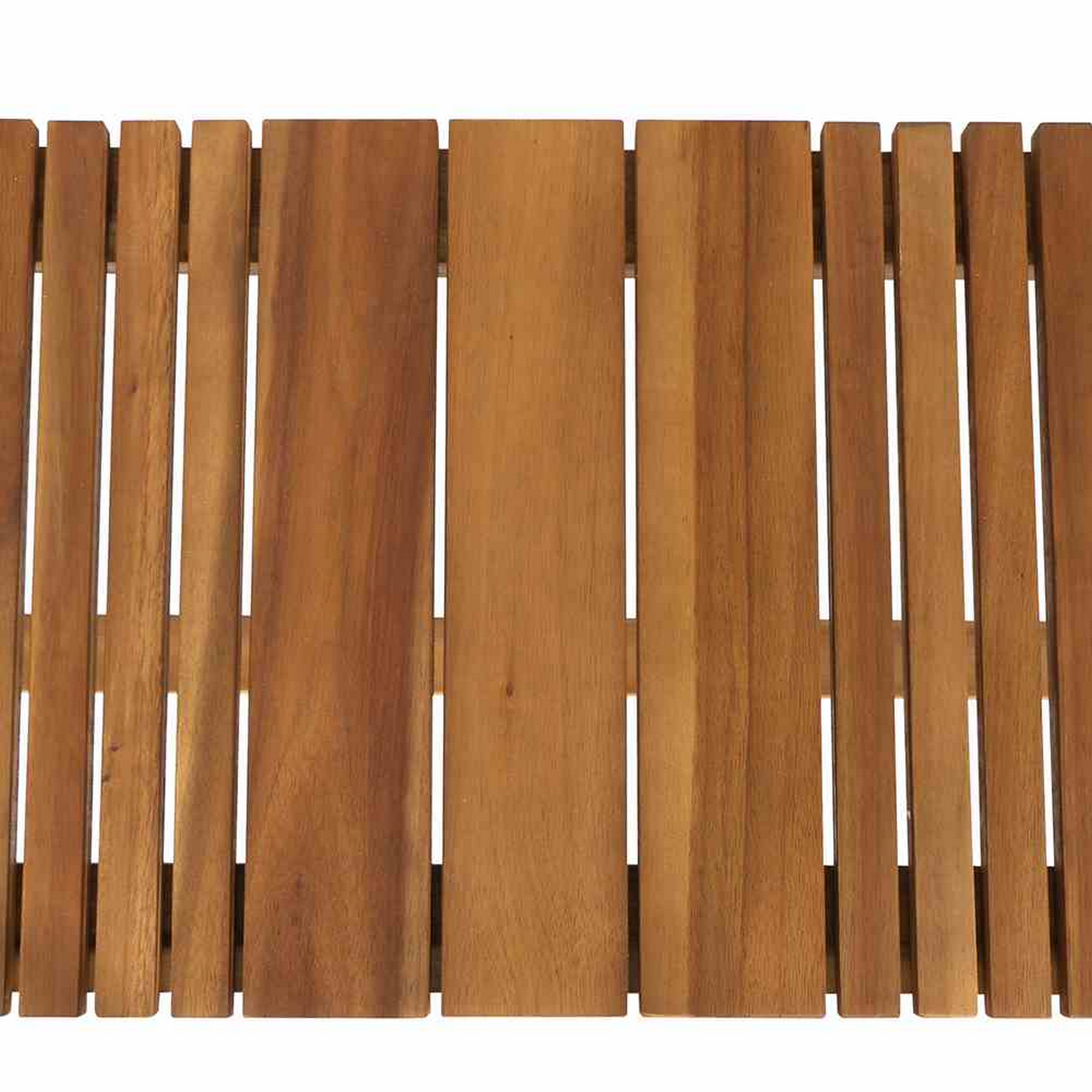 Gartenbank 'Falun' braun 33 x 125 x 45 cm