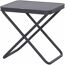 Tischplatte für Camping-Hocker grau 48,5 x 41 x 3,5 cm