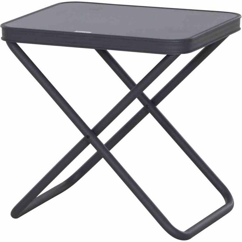 Tischplatte für Camping-Hocker grau 48,5 x 41 x 3,5 cm