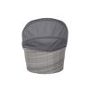 Rattan-Loungeinsel Luna mit Sonnenschutz