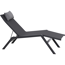 Sonnenliege 'Miami' anthrazit 155 x 65,5 x 105 cm