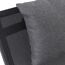 Sonnenliege 'Miami' klappbar schwarz/anthrazit 65,5 x 105 x 155 cm