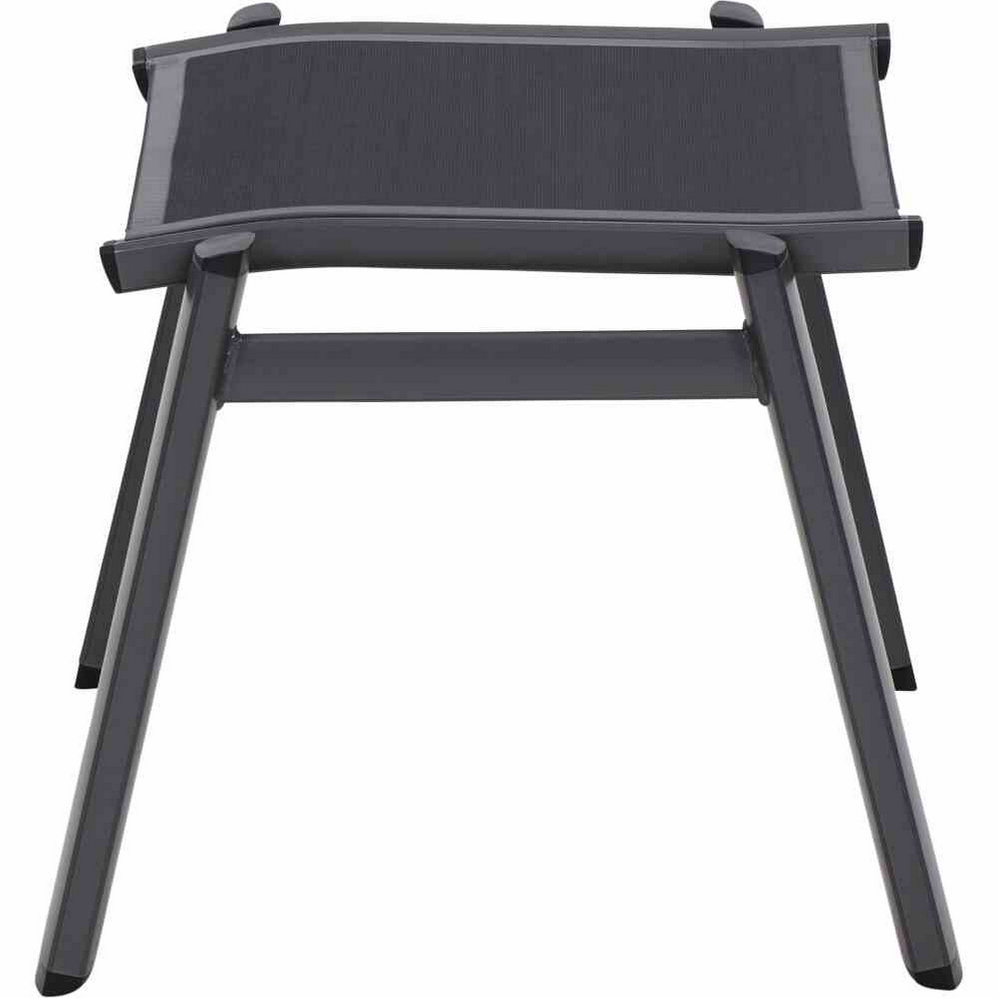 Hocker 'Milo' anthrazit/schwarz 52,5 x 62,5 x 44 cm