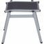 Gartenhocker 'Milo' stapelbar Aluminium schwarz/silbern 62,5 x 44 x 52,5 cm