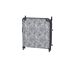Camping-Sonnenliege 'Natura' klappbar mit Sonnendach grau 69 x 43 x 200 cm