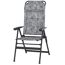 Campingstuhl 'Natura' klappbar Aluminium grau 61 x 121 x 40 cm
