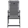 Campingstuhl 'Natura' klappbar Aluminium grau 61 x 121 x 40 cm