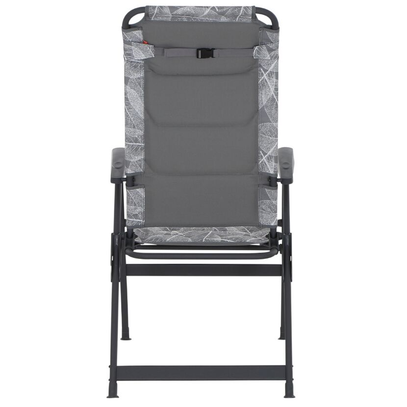 Campingstuhl 'Natura' klappbar Aluminium grau 61 x 121 x 40 cm