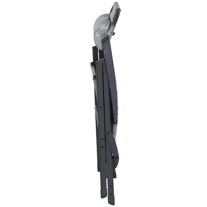 Campingstuhl 'Natura' klappbar Aluminium grau 61 x 121 x 40 cm