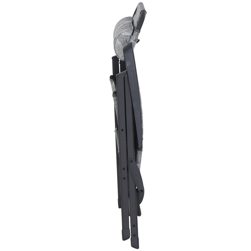 Campingstuhl 'Natura' klappbar Aluminium grau 61 x 121 x 40 cm