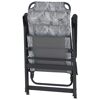 Campingstuhl 'Natura' klappbar Aluminium grau 61 x 121 x 40 cm