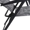 Campingstuhl 'Natura' klappbar Aluminium grau 61 x 121 x 40 cm