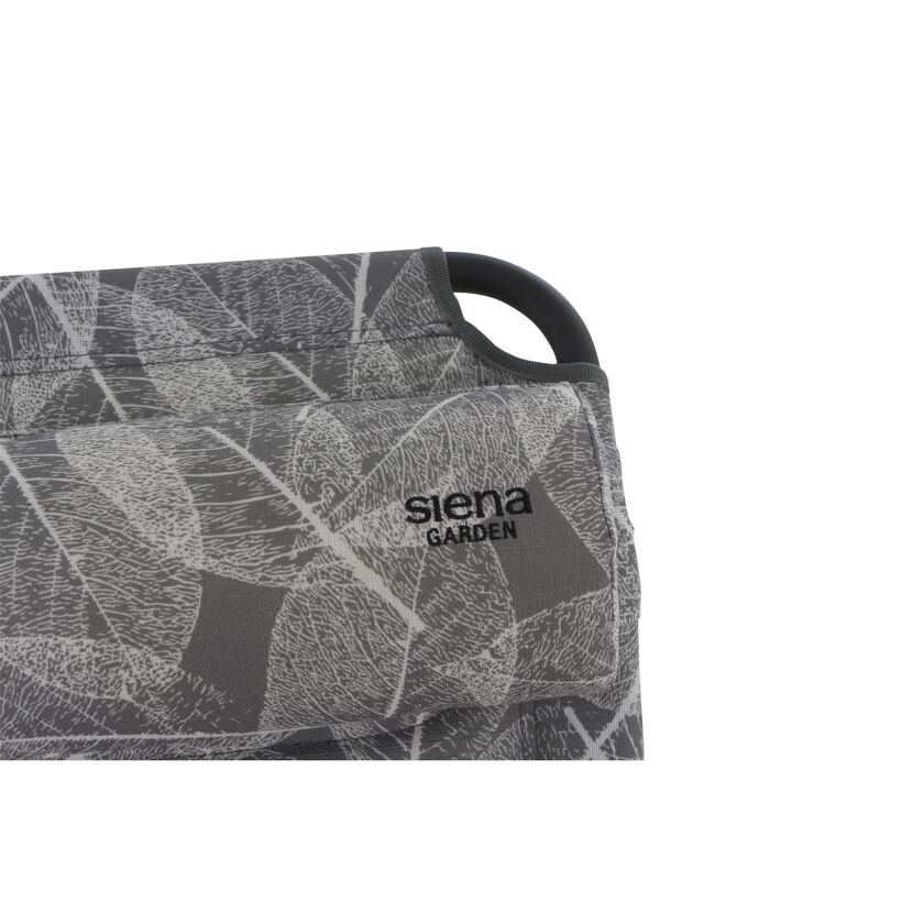 Campingstuhl 'Natura' klappbar Aluminium grau 61 x 121 x 40 cm