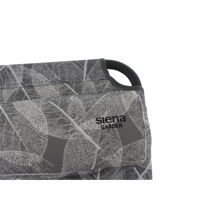Campingstuhl 'Natura' klappbar Aluminium grau 61 x 121 x 40 cm
