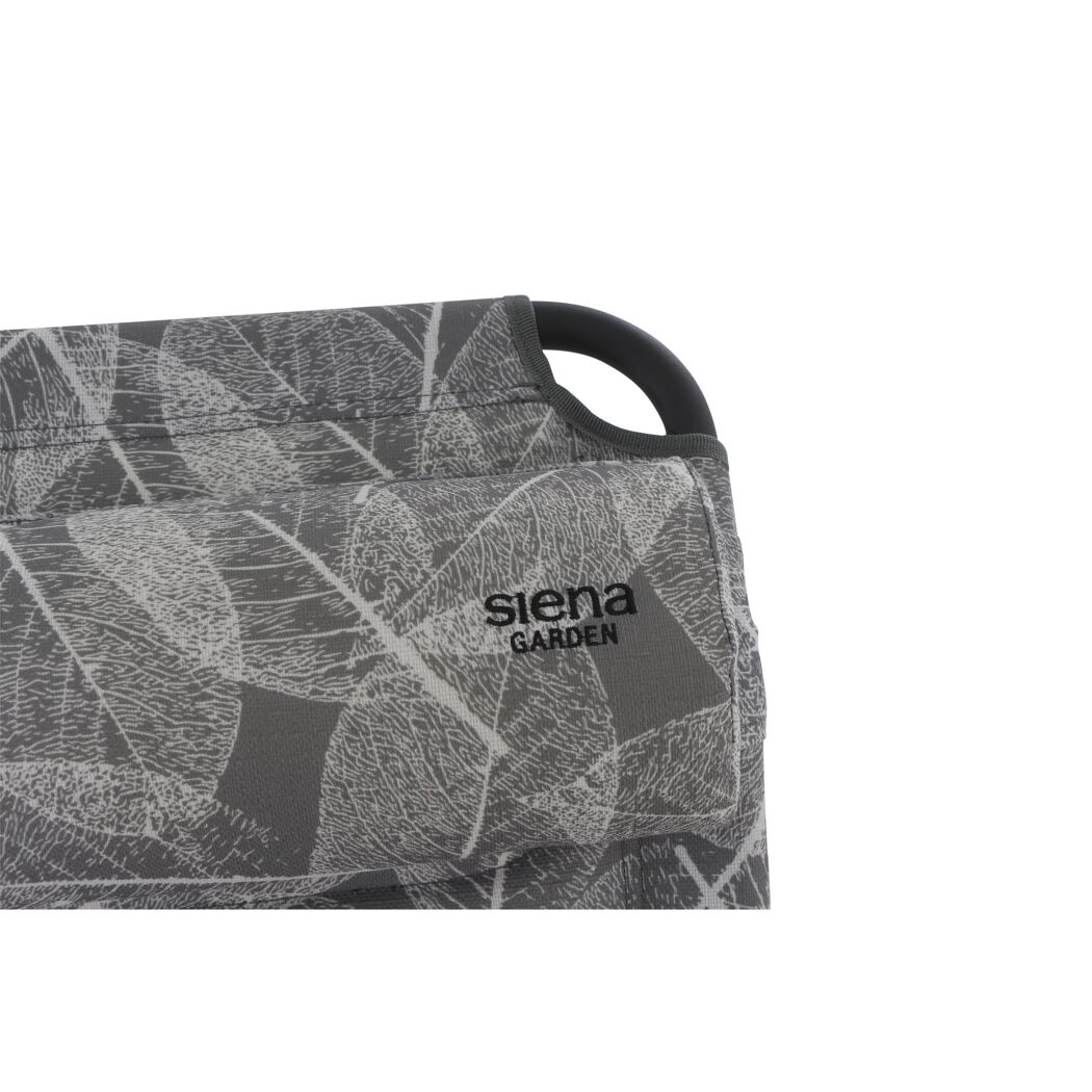 Campingstuhl 'Natura' klappbar Aluminium grau 61 x 121 x 40 cm